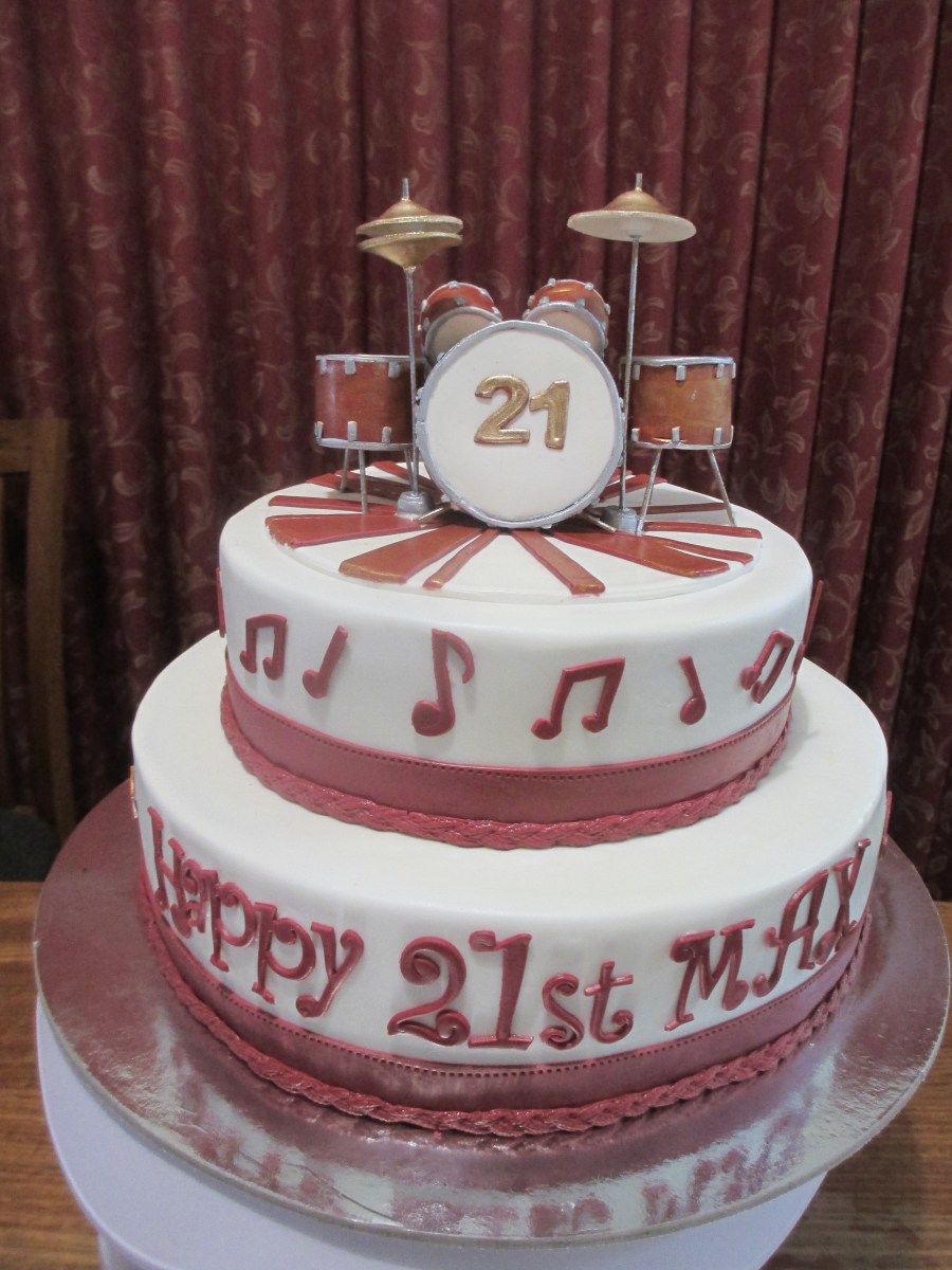 drum kit cake